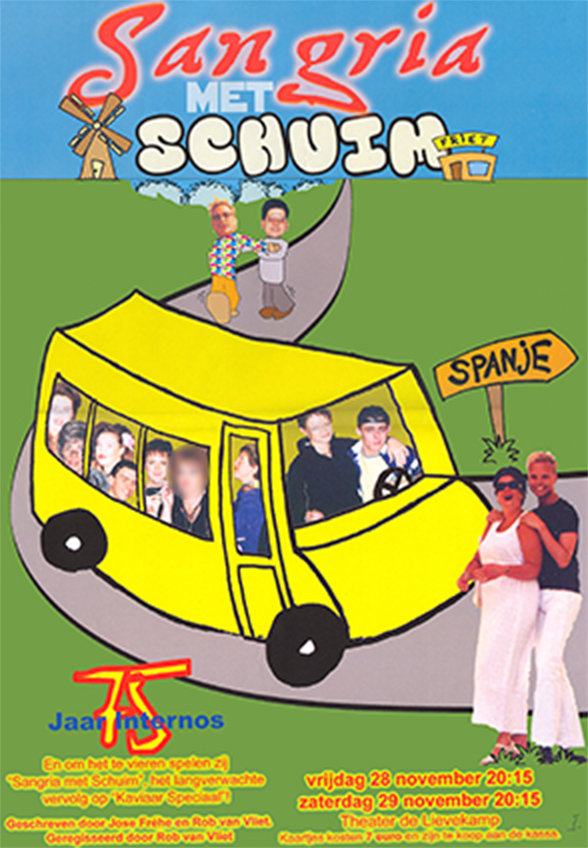 2003 Poster Sangria met schuim