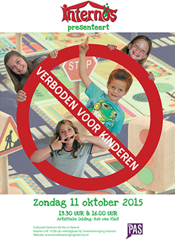 2015 Poster Verboden voor kinderen